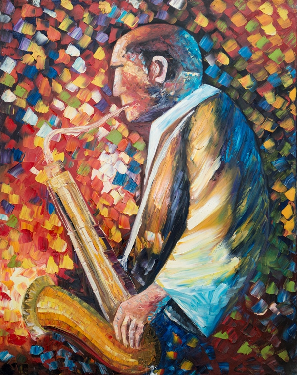 Tranh Sơn Dầu Tiếng Kèn